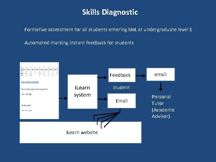 Skills Diagnostic Formative assessment for all students entering Uo. L at undergraduate level 1