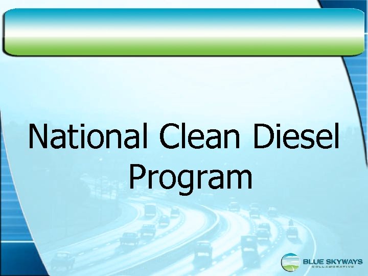 National Clean Diesel Program 
