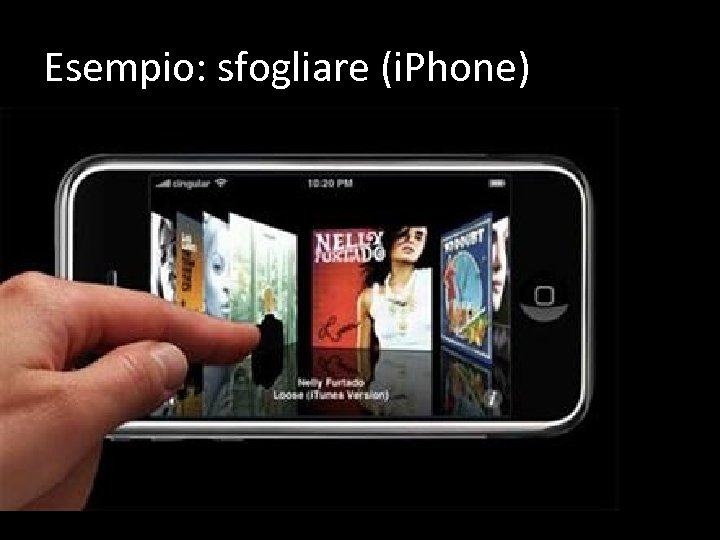 Esempio: sfogliare (i. Phone) 