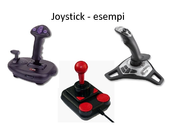 Joystick - esempi 