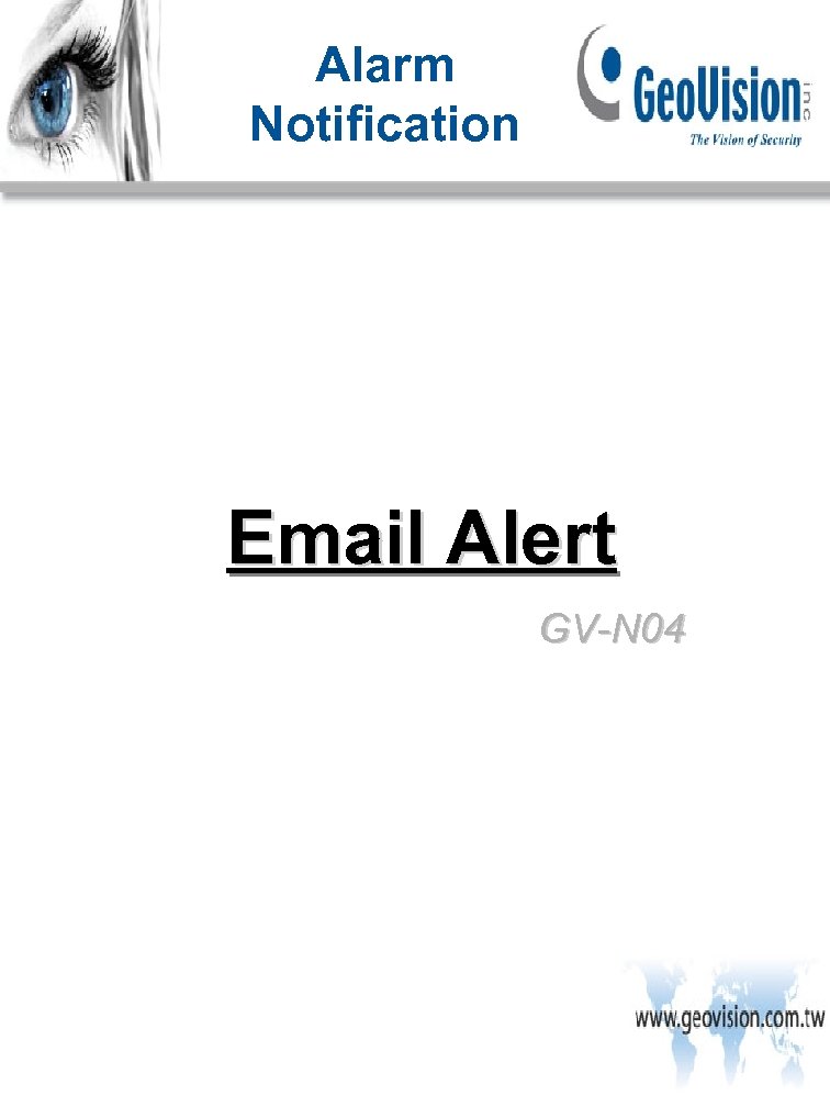 Alarm Notification Email Alert GV-N 04 