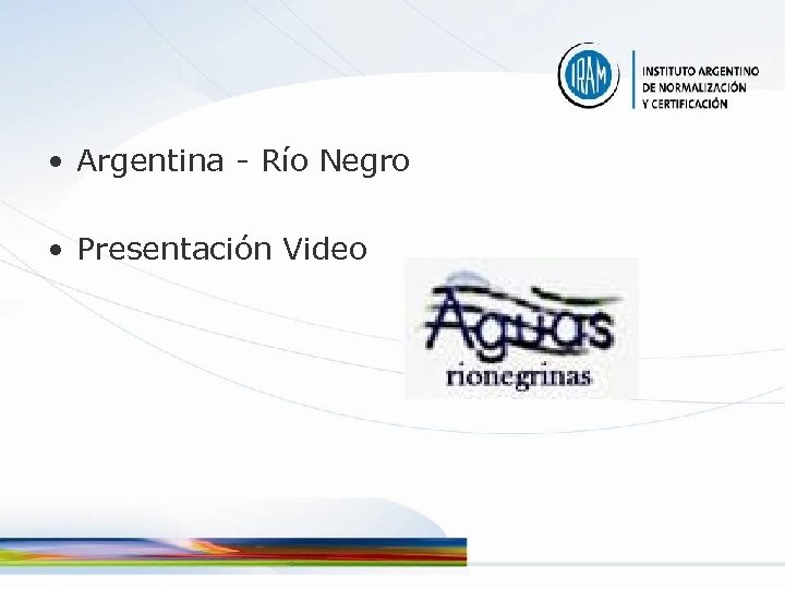 • Argentina - Río Negro • Presentación Video 