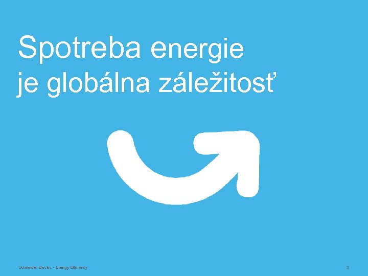Spotreba energie je globálna záležitosť Schneider Electric - Energy Efficiency 3 