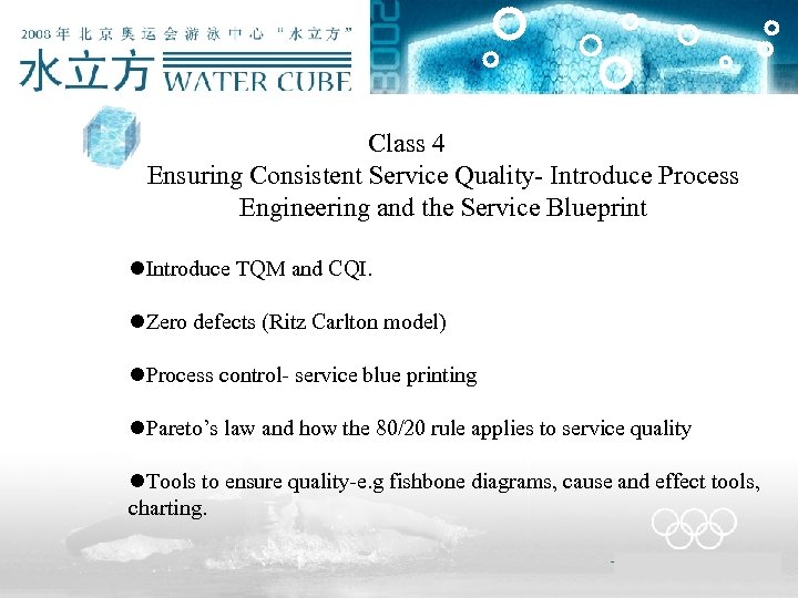  Class 4 Ensuring Consistent Service Quality- Introduce Process Engineering and the Service Blueprint