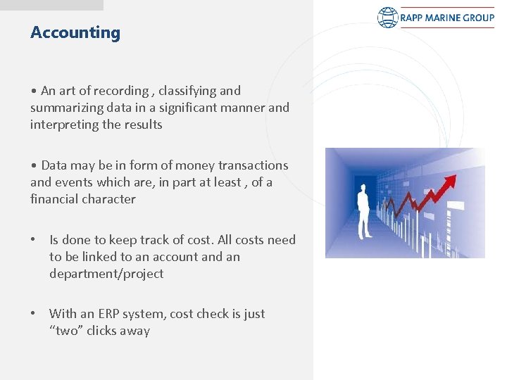 Accounting • An art of recording , classifying and summarizing data in a significant