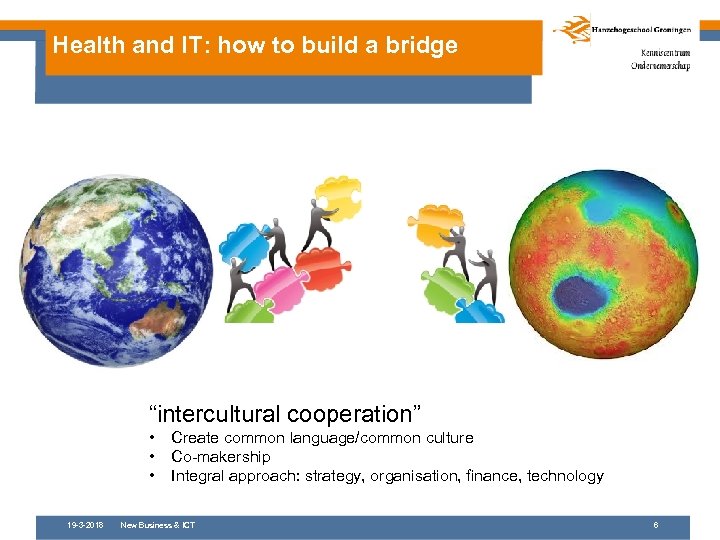 Health and IT: how to build a bridge “intercultural cooperation” • • • 19