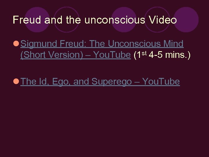 Freud and the unconscious Video l Sigmund Freud: The Unconscious Mind (Short Version) –