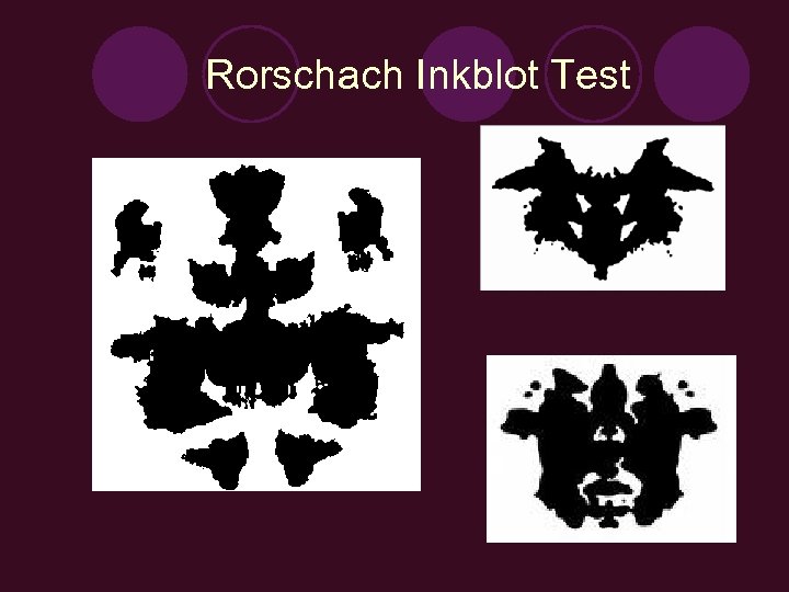 Rorschach Inkblot Test 