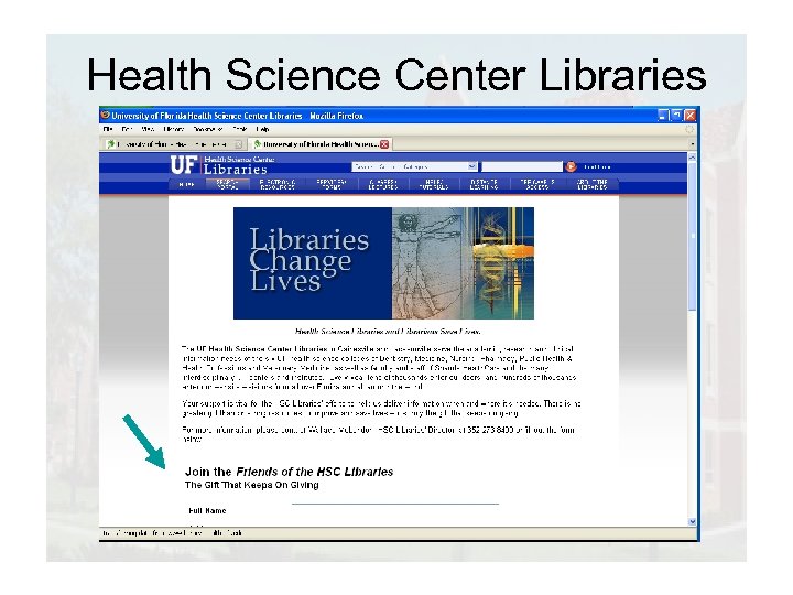 Health Science Center Libraries 