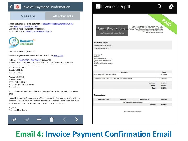 Email 4: Invoice Payment Confirmation Email 