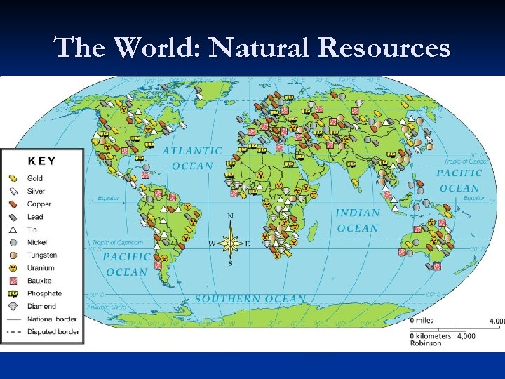The World: Natural Resources 