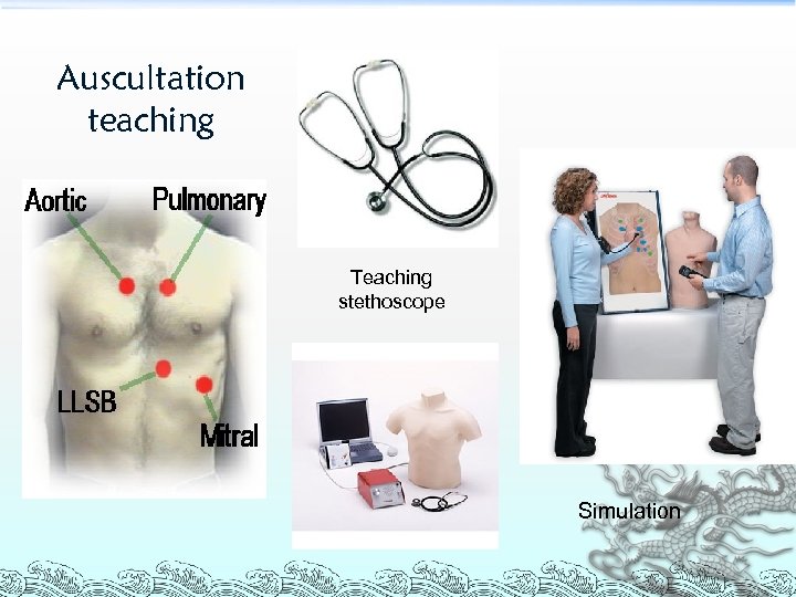 Auscultation teaching Teaching stethoscope Simulation 