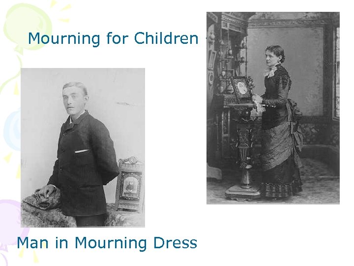 Mourning for Children Man in Mourning Dress 