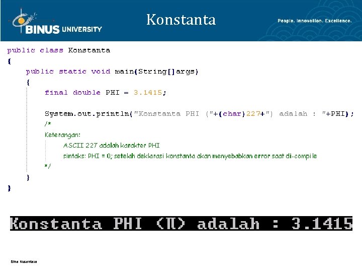 Konstanta Bina Nusantara 