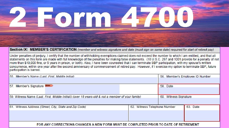 2 Form 4700 