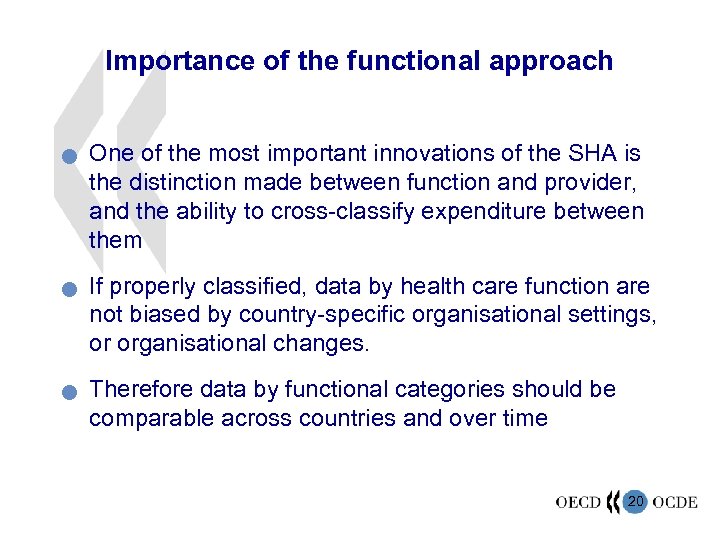 Importance of the functional approach n n n One of the most important innovations