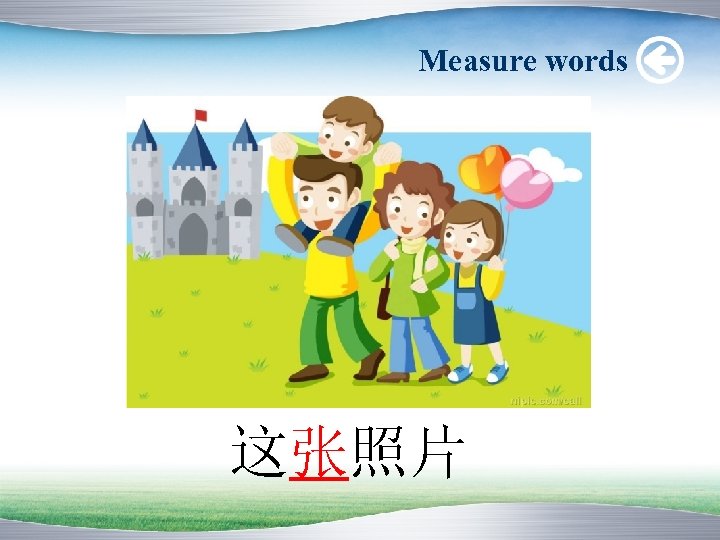 Measure words 这张照片 