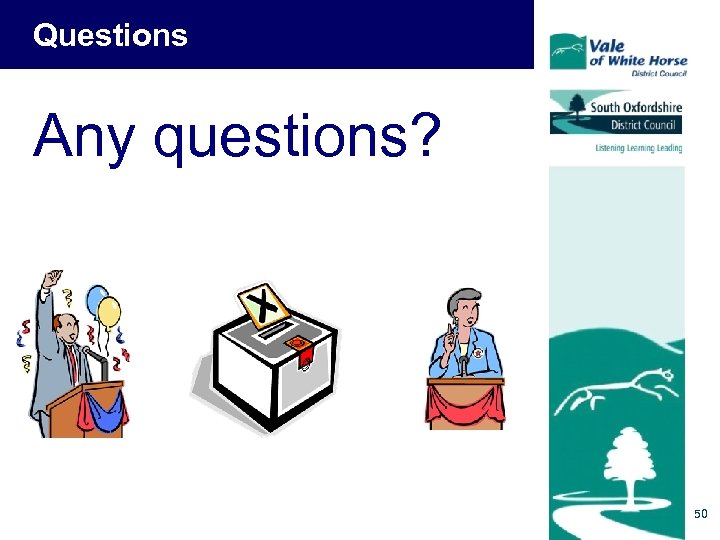 Questions Any questions? 50 