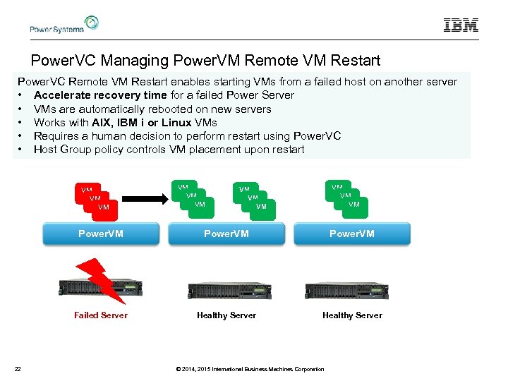 Power. VC Managing Power. VM Remote VM Restart Power. VC Remote VM Restart enables