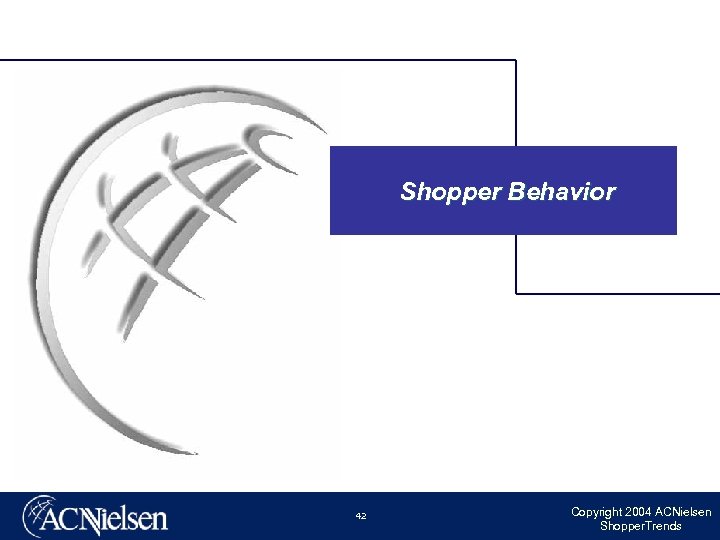 Shopper Behavior 42 Copyright 2004 ACNielsen Shopper. Trends 
