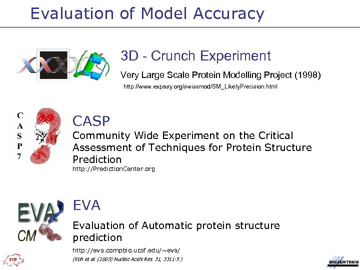 Evaluation of Model Accuracy 3 D - Crunch Experiment Very Large Scale Protein Modelling