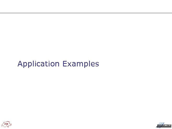 Application Examples 
