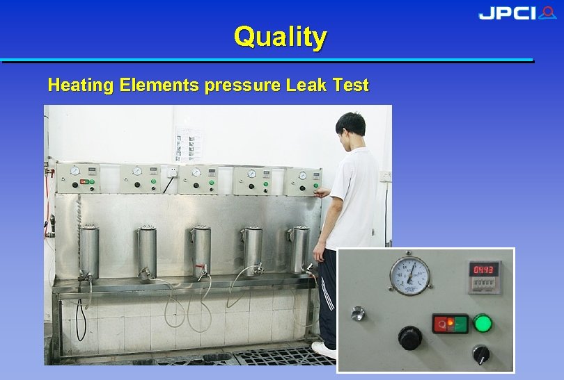 Quality Heating Elements pressure Leak Test 