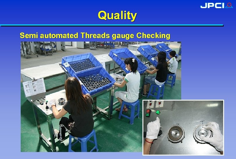 Quality Semi automated Threads gauge Checking 