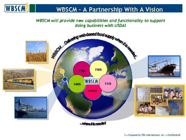 WBSCM - A Partnership With A Vision WBSCM will provide new capabilities and functionality