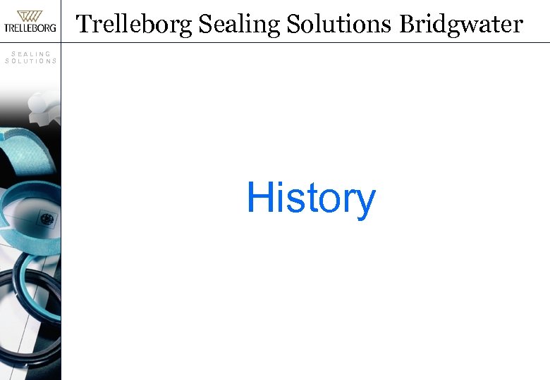 Trelleborg Sealing Solutions Bridgwater SEALING SOLUTIONS History 