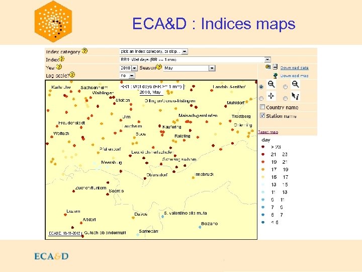 2009 ECA&D : Indices maps 