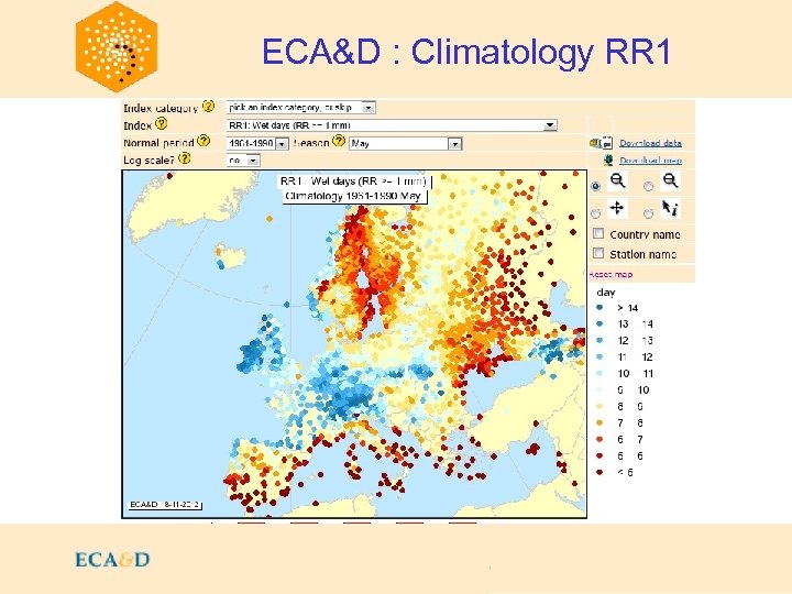 2009 ECA&D : Climatology RR 1 