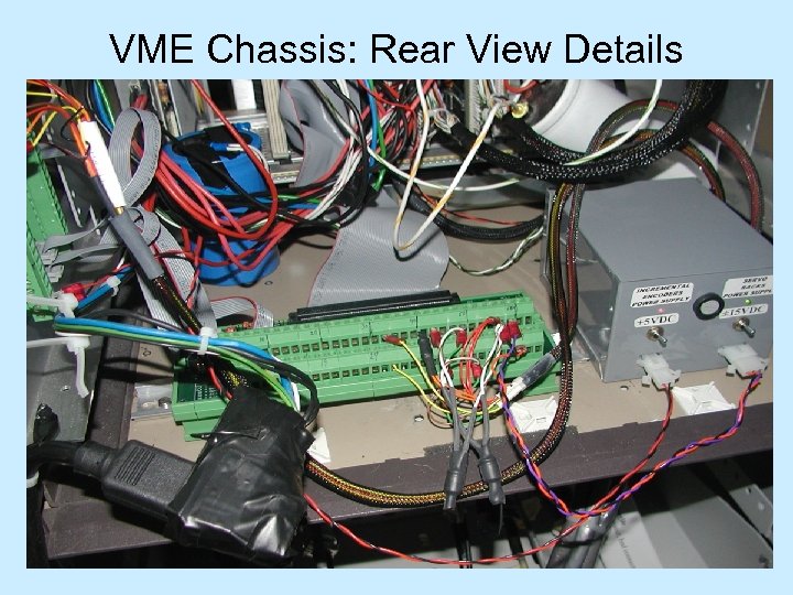 VME Chassis: Rear View Details 