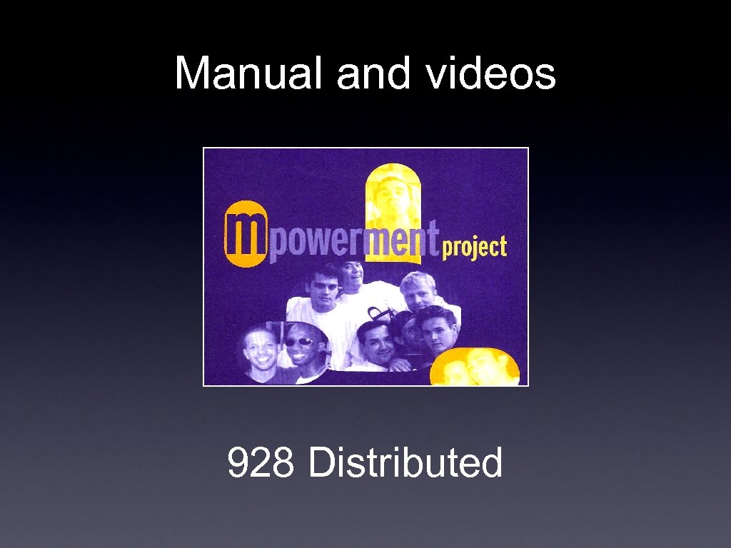 Manual and videos 928 Distributed 