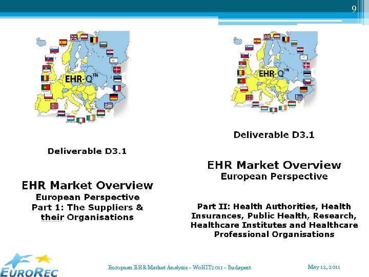 9 European EHR Market Analysis - Wo. HIT 2011 - Budapest May 12, 2011