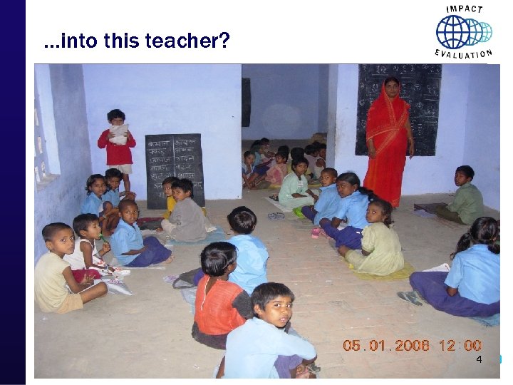 …into this teacher? 4 