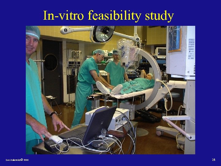 In-vitro feasibility study Leo Joskowicz© 2000 28 