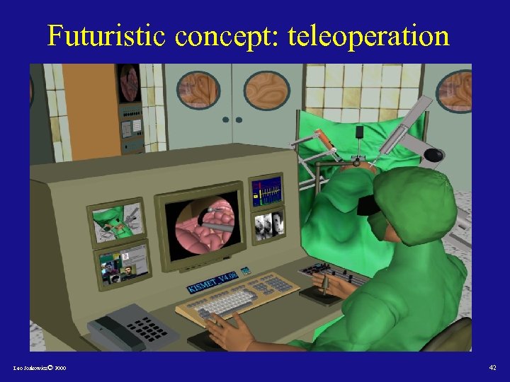 Futuristic concept: teleoperation Leo Joskowicz© 2000 42 