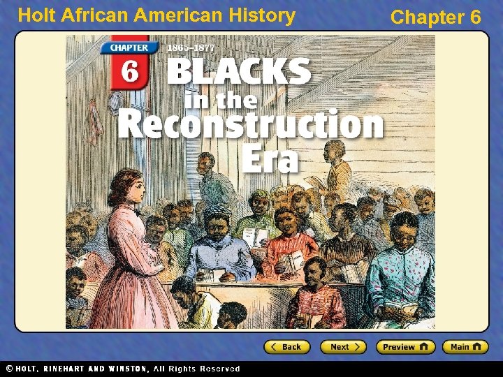 Holt African American History Chapter 6 
