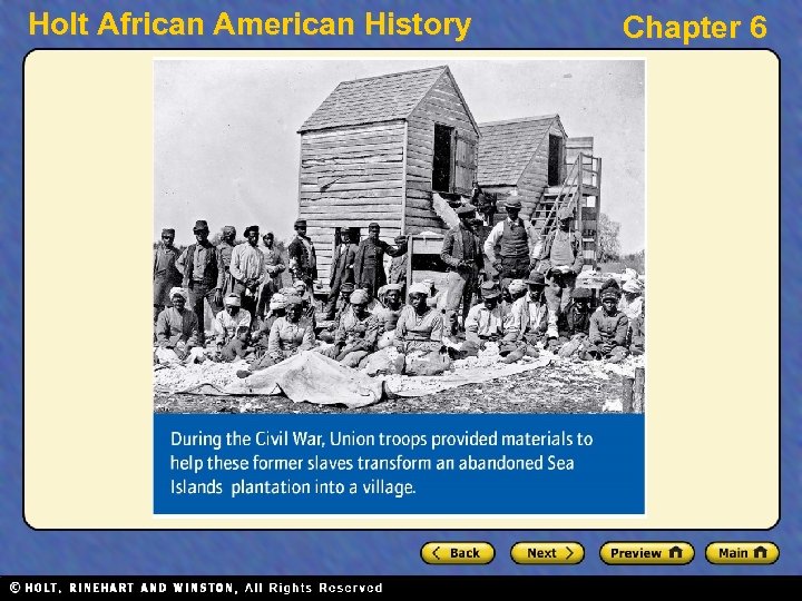 Holt African American History Chapter 6 