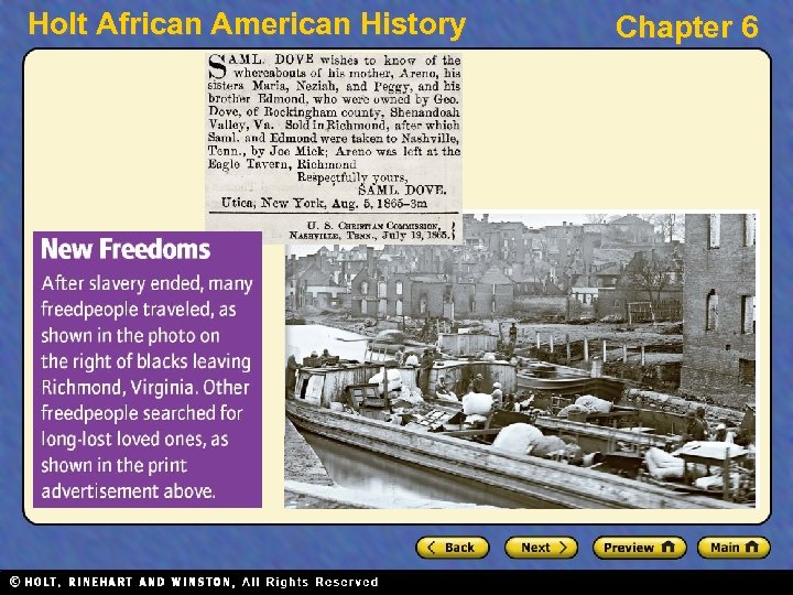 Holt African American History Chapter 6 