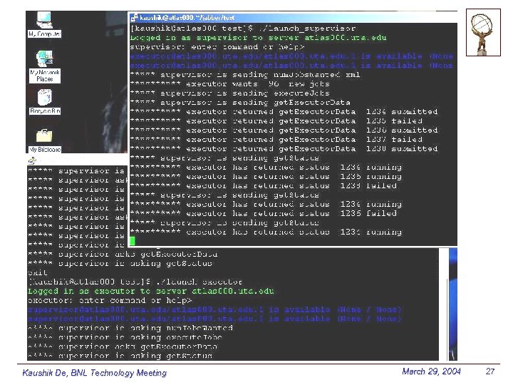 Kaushik De, BNL Technology Meeting March 29, 2004 27 