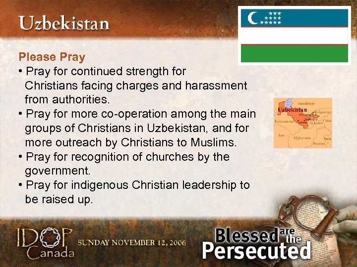 Please Pray • Pray for continued strength for Christians facing charges and harassment from