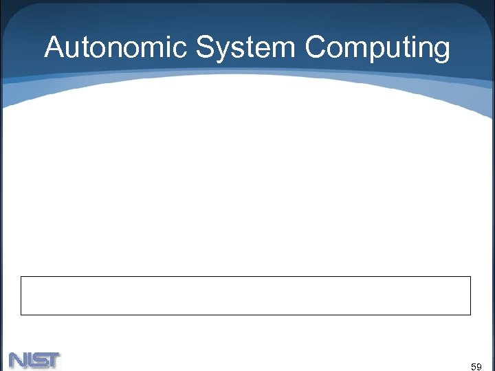 Autonomic System Computing 59 