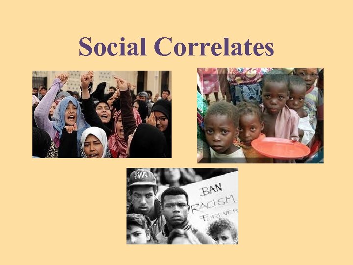 Social Correlates 