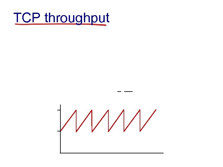 TCP throughput 