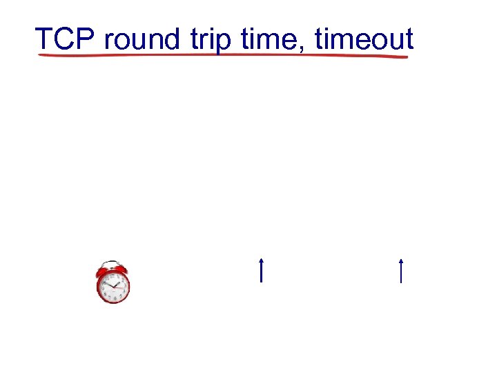 TCP round trip time, timeout 