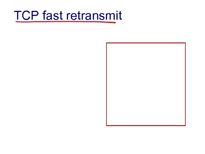 TCP fast retransmit 