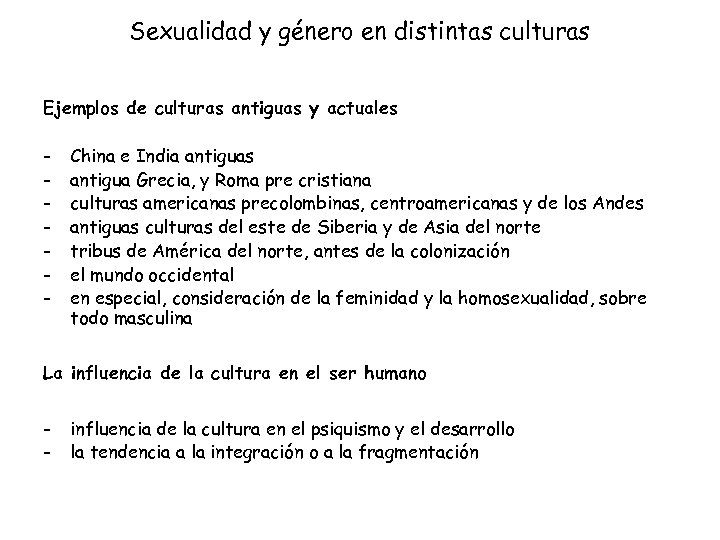 Sexualidad y género en distintas culturas Ejemplos de culturas antiguas y actuales - China