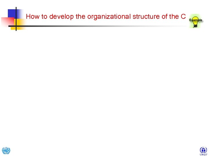 How to develop the organizational structure of the CPC? 